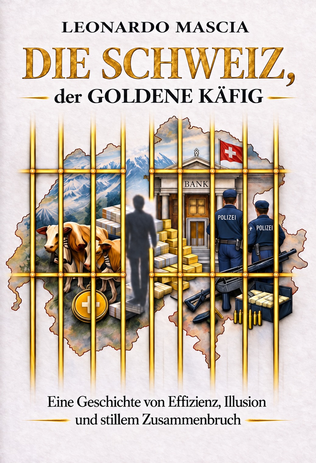 Buchcover: Die Schweiz, der goldene Käfig, von Leonardo Mascia