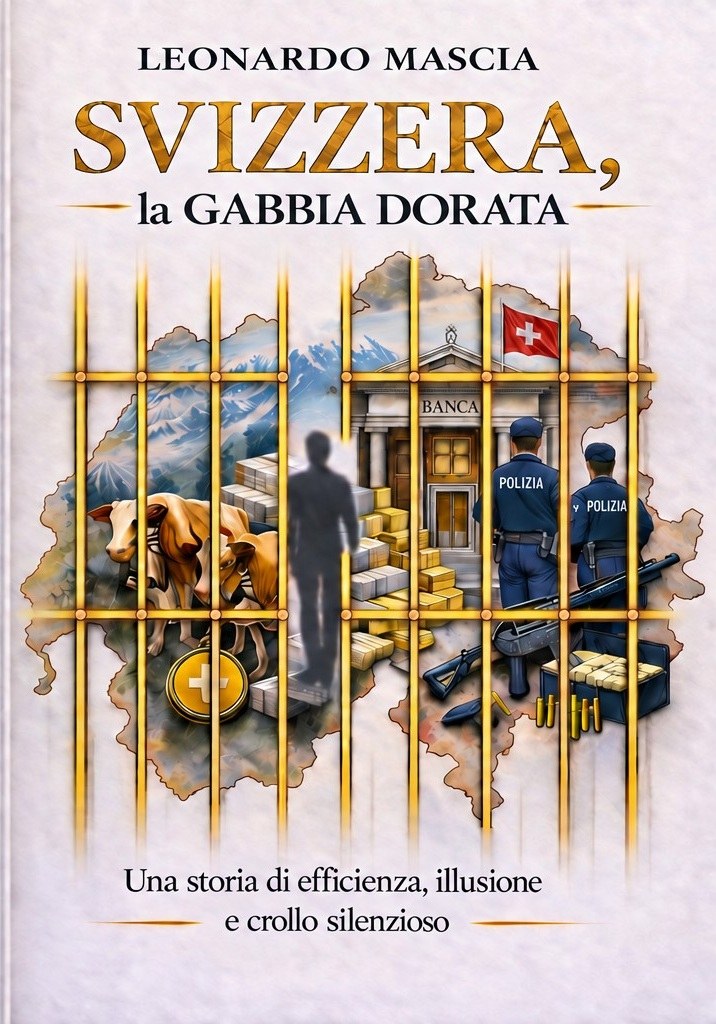 Copertina del libro Svizzera, la gabbia dorata di Leonardo Mascia